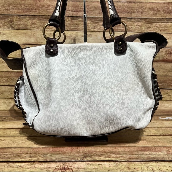 Stylish White Leather Women's Bag - Picture 3 of 10